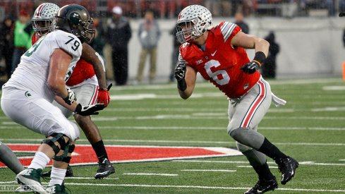 Sam Hubbard provided one of Ohio State's few highlights in a 17-14 loss to Sparty.