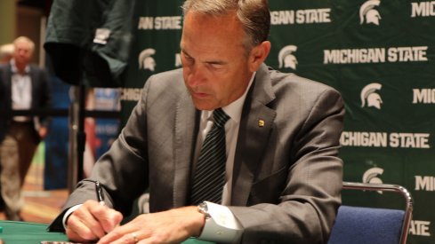 Mark Dantonio at Big Ten media day.