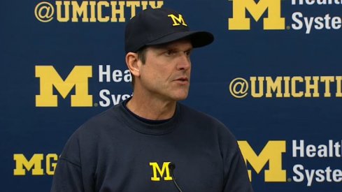 Jim Harbaugh prepares for Ohio State