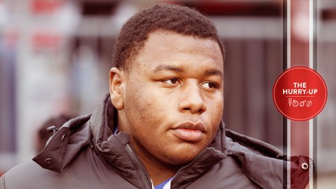 Dexter Lawrence during his official visit to Ohio State