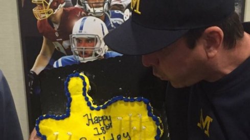 Jim Harbaugh's terrible cake.