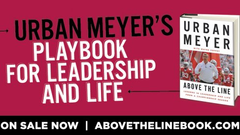 Urban Meyer's Above the Line, on sale now.