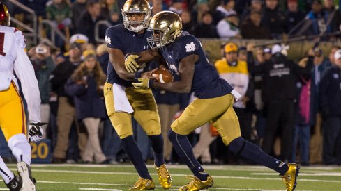 DeShone Kizer leads an explosive Irish rushing attack