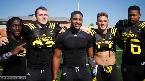 Five of the six future Buckeyes at the US Army All-American Bowl