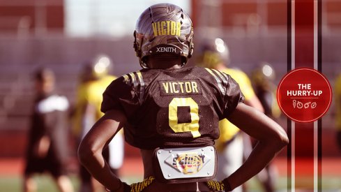 Binjimen Victor is once again the most likely answer at wide receiver.