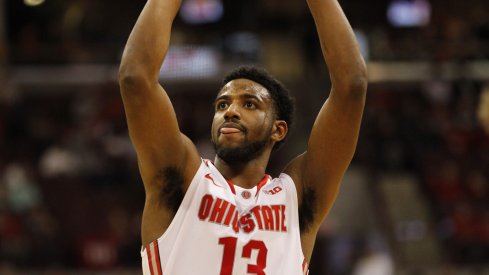 JaQuan Lyle lets a free throw against Illinois.