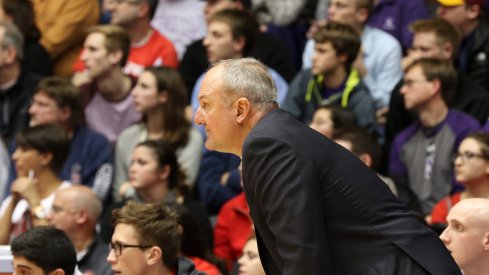 Thad Matta strolling the sidelines