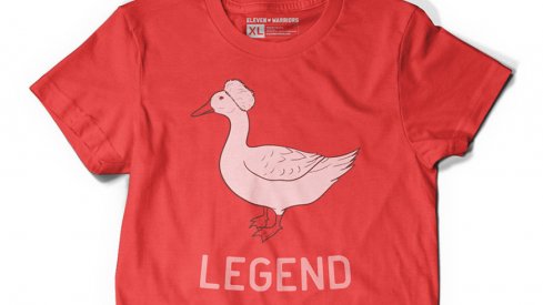 The Afroduck Legend tee, available at Eleven Warriors Dry Goods