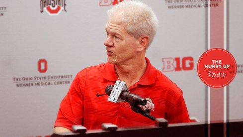 Kerry Coombs at Ohio State on National Signing Day.