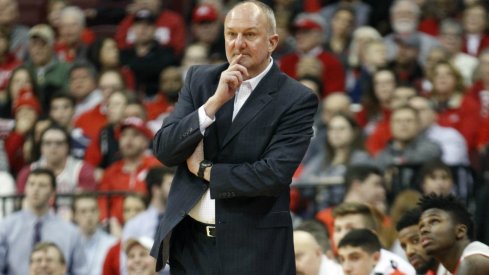 Thad Matta looks on from the Ohio State bench