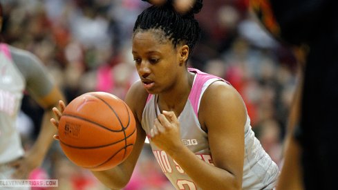 Kelsey Mitchell scored 33 points to lead the Buckeyes against Maryland.