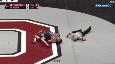 Wresltebucks beat Badgers.