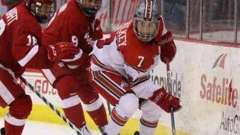 Ohio State forward Nick Schilkey is Big Ten Hockey's First Star of the Week.