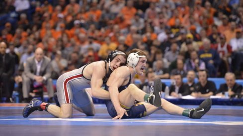 Nathan Tomasello heads to Sunday's B1G Tournament finals.