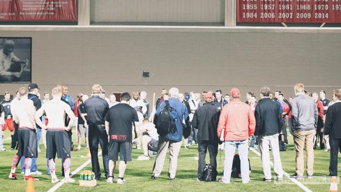 NFL scouts, coaches and general managers take in Ohio State's Pro Day