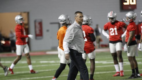 Urban Meyer outlined his goals for spring practice Tuesday at Ohio State.