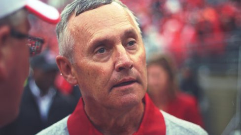 Urban Meyer said it was his idea to bring Jim Tressel back for the Ohio State coaches clinic.