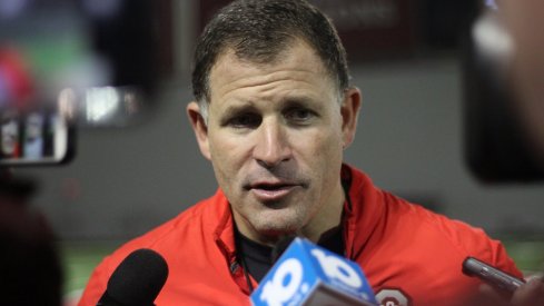 Greg Schiano spoke about his one-year contract with Ohio State on Thursday.