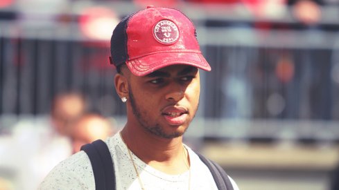 D'Angelo Russell was back at Ohio State for the Hawai'i game.