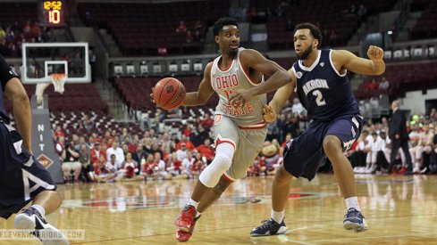 Ohio State beat Akron in the first round of the NIT Tuesday.