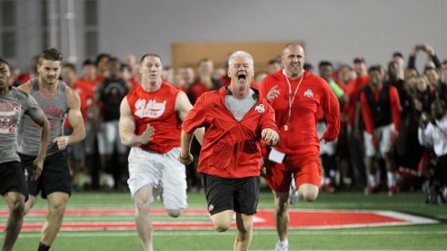 Kerry Coombs is running for joy towards the April 4th, 2016 Skull Session