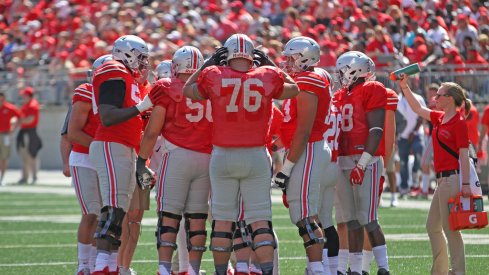 Ohio State's offensive line remains a work in progress heading out of spring ball.