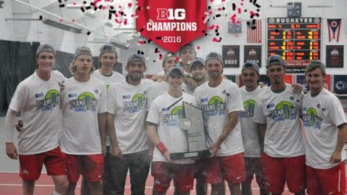 Ohio State men's tennis capture 11th-straight B1G title.