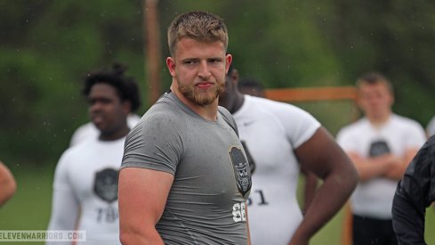 Ohio State commitment Jake Moretti at The Opening in Columbus.