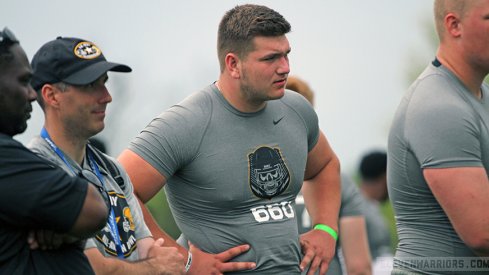 Josh Myers at The Opening regional camp in Columbus.