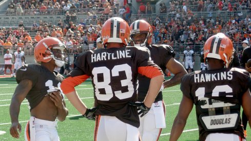 Brian Hartline released by the Cleveland Browns.