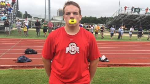 Jack McCollum shows up wearing Ohio State shirt to a Michigan camp.