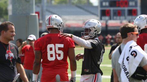 News and notes from the first upperclassmen practice during Ohio State fall camp 2016.