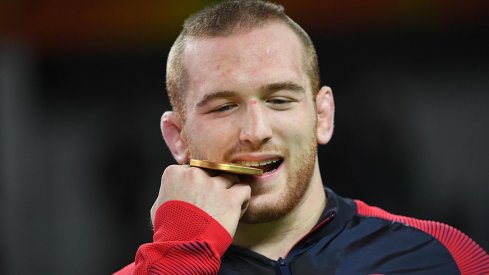 Ohio State Buckeyes past and present celebrate Kyle Snyder's Olympic gold medal win on social media.