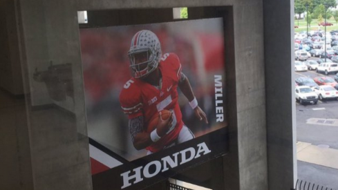 Braxton Miller honored in the Horseshoe.