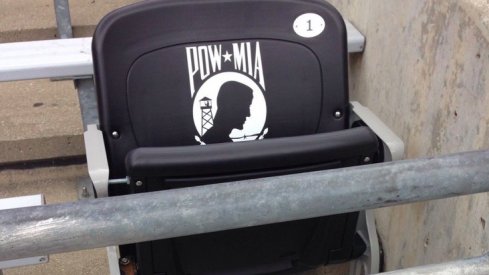 Ohio Stadium POW*MIA seat