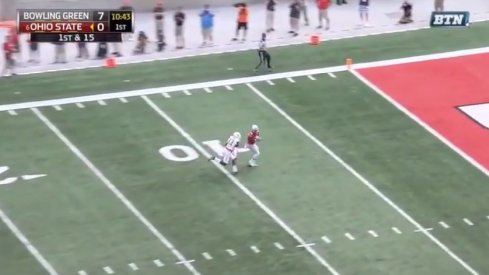 J.T. Barrett K.J. Hill touchdown pass Bowling Green