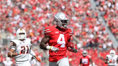 Curtis Samuel scored three touchdowns for Ohio State. 