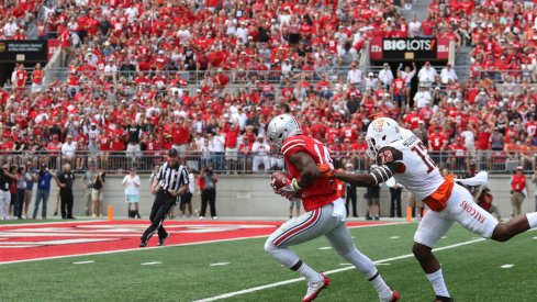 K.J. Hill breaks loose in his Buckeye debut.