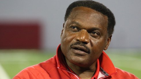 Ohio State defensive line coach Larry Johnson. 