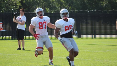 Dre'Mont Jones rises in place of an injured Tracy Sprinkle in Ohio State's depth chart for its Week 2 matchup with Tulsa.