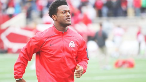 K.J. Hill scored Ohio State's first touchdown of 2016.