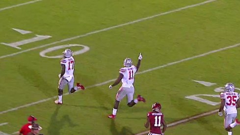 Jerome Baker returns 68-yard touchdown.