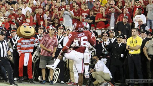 Noah Brown makes an Oklahoma DB look like a scrub. 