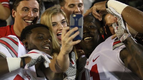 Ohio State sings Carmen Ohio after beating Oklahoma 45-24.