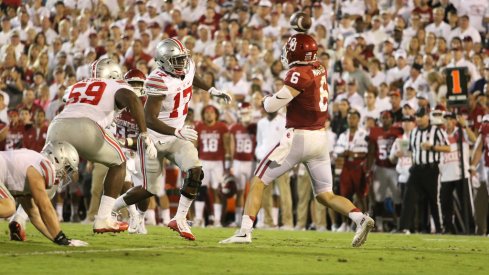 Jerome Baker had a big game thanks in large part to the big guys up front