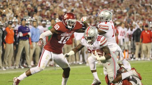 Mike Weber takes another step in his development with strong performance at Oklahoma.