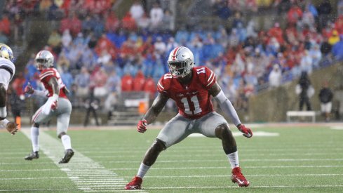 Ohio State junior defensive end Jalyn Holmes. 