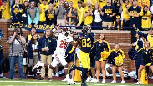 Amara Darboh hauled in the game-winner against Wisconsin.