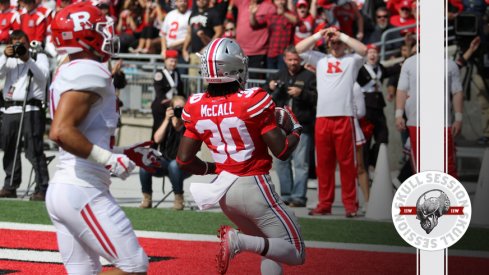 Demario McCall touches the paint for the October 3rd 2016 Skull Session