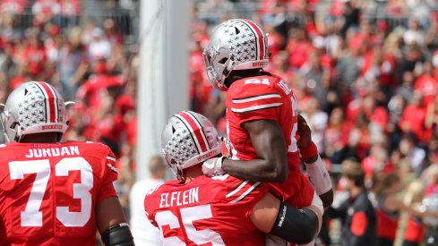 Wide Receiver Parris Campbell added a touchdown run to his four receptions against Rutgers this past Saturday